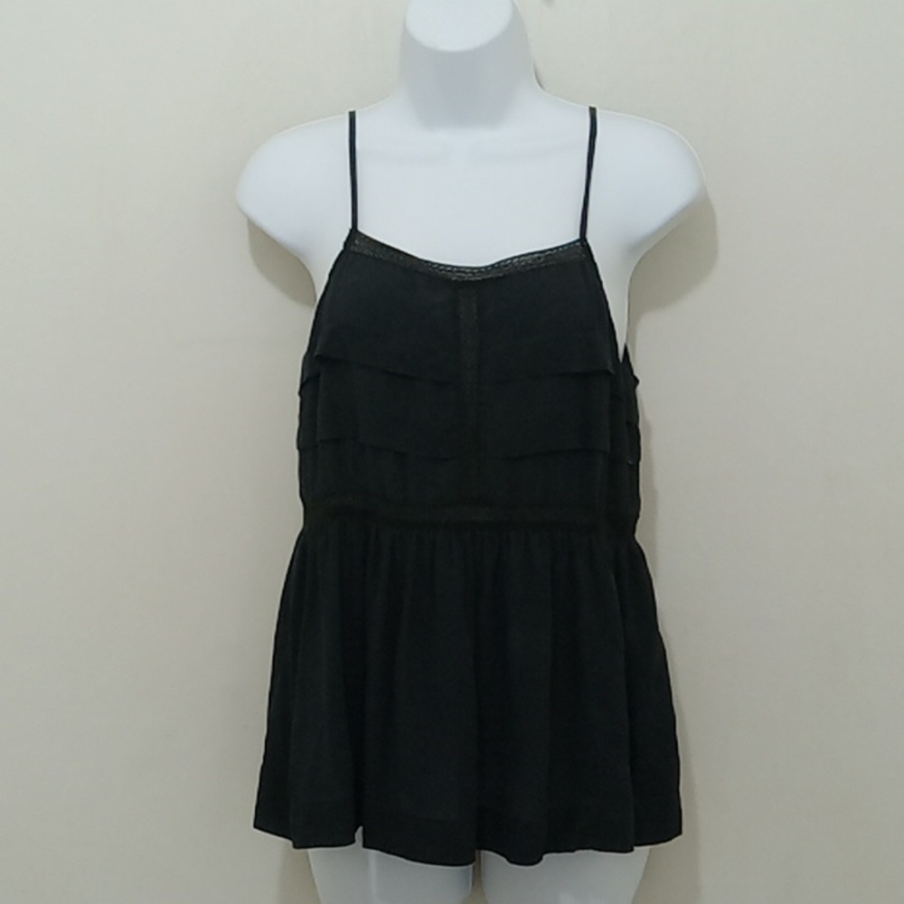 Madewell Size Small 100% Silk Baby Doll Spaghetti Strap Top
